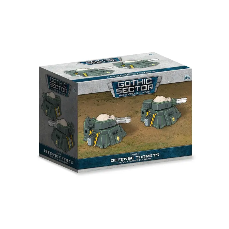 Gale Force Nine Battlefield in a Box: Gothic Sector - Legion: Defense Turrets