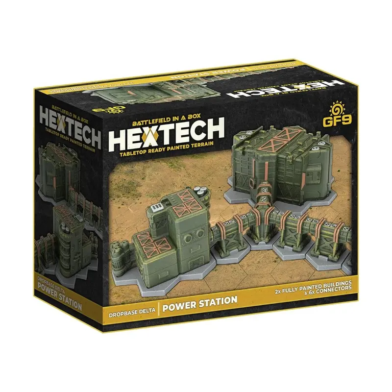 Gale Force Nine Hextech Dropbase Delta Terrain - Power Station