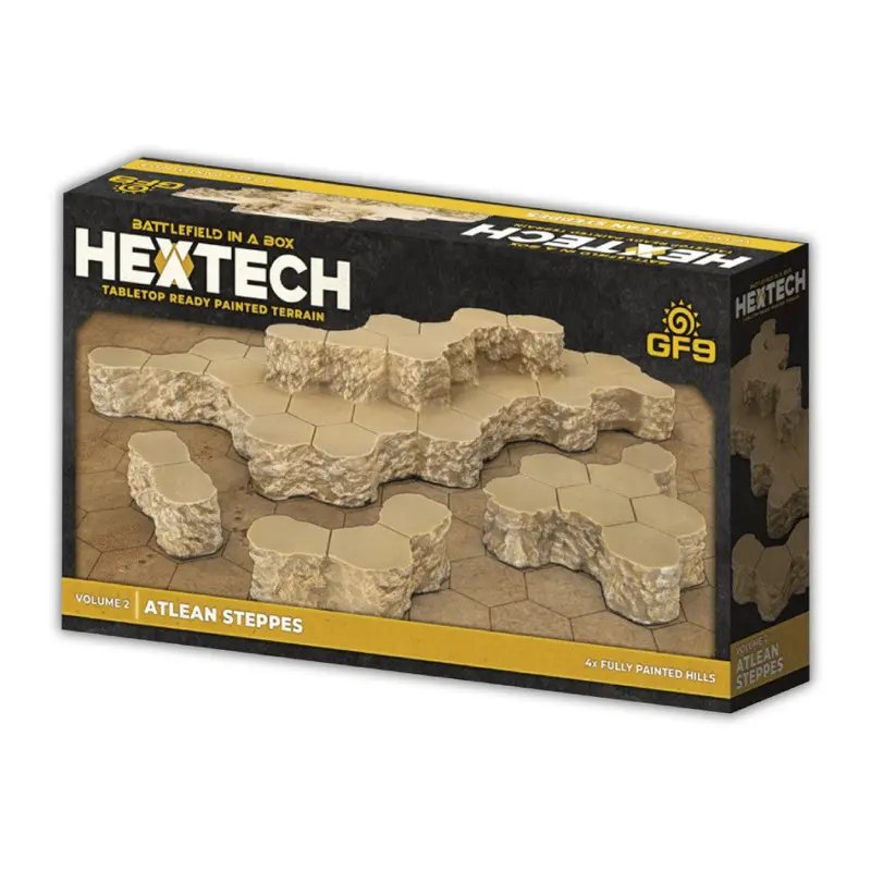 Gale Force Nine Hextech Terrain Atlean Steppes - Volume 2