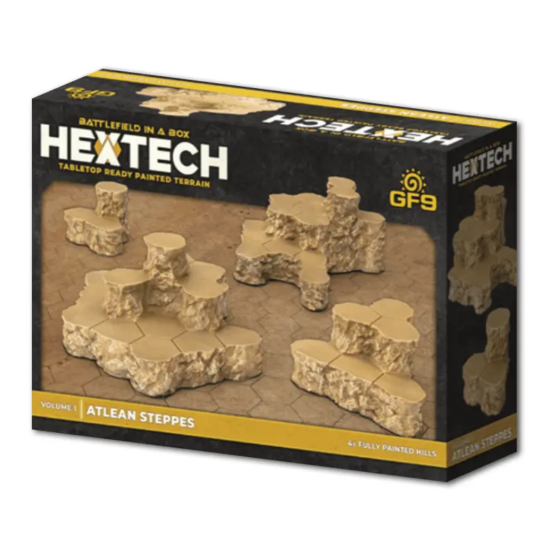 Gale Force Nine Hextech Volume 1 Terrain - Atlean Steppes