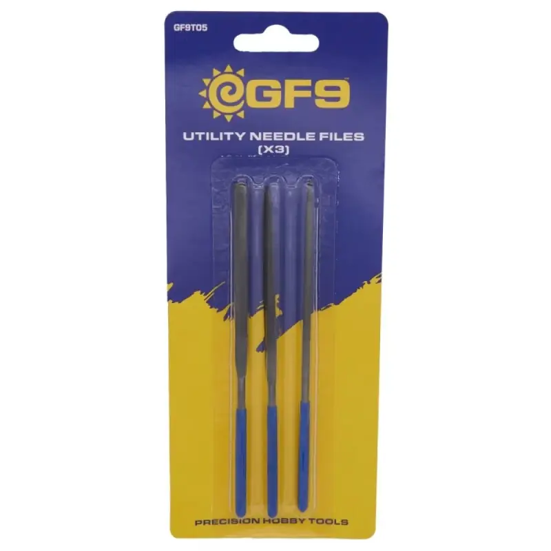 Gale Force Nine Precision Utility Needle Files 3-Piece Set