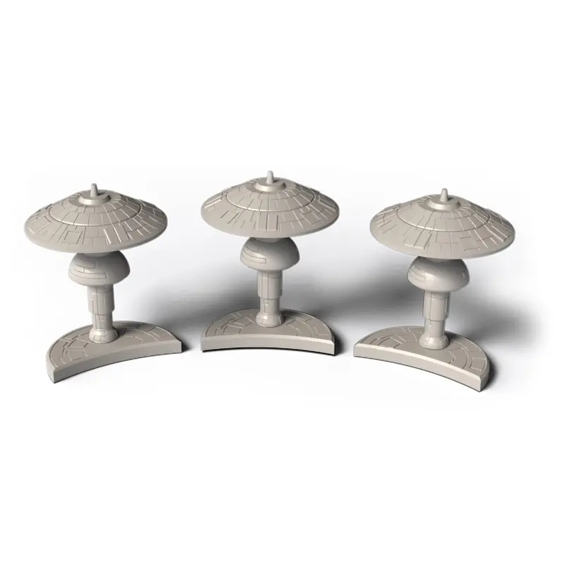 Gale Force Nine Star Trek Ascendancy Starbases - Federation