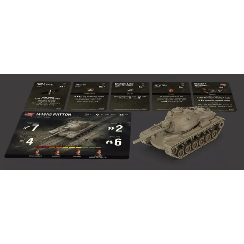 Gale Force Nine World of Tanks Wave 15 American M48A5 Patton Miniature