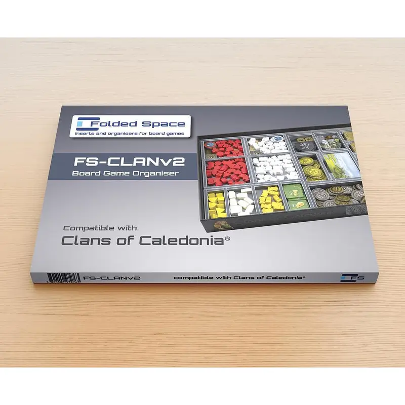 Folded Space - Game Inserts for Clans of Caledonia