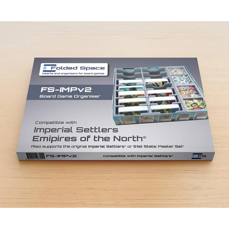 Folded Space - Game Inserts for Imperial Settlers / 51st State / Empires of the North