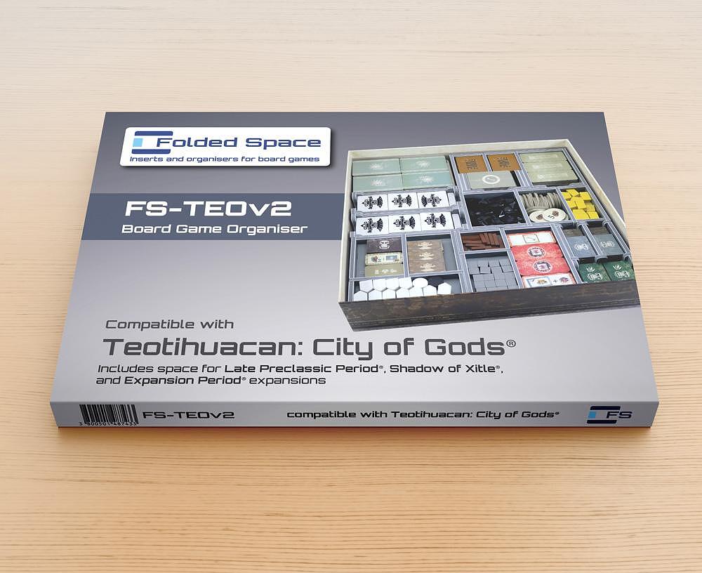 Folded Space - Game Inserts for Teotihuacan and Expansion