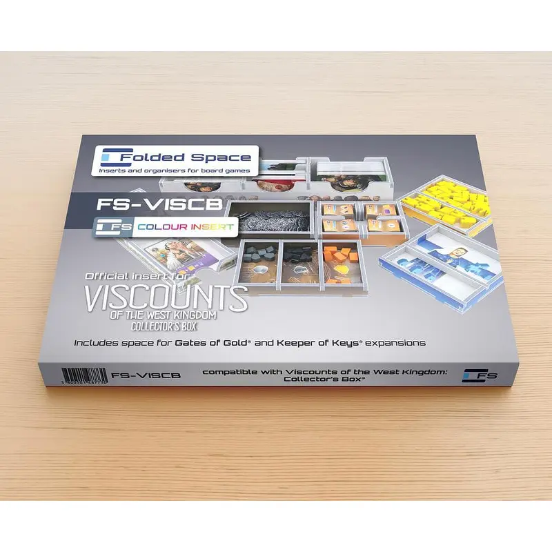 Folded Space - Game Inserts for Viscounts of the West Kingdom Collector's Box