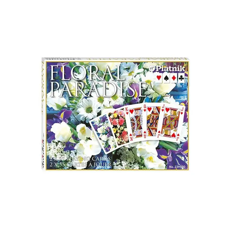 Floral Paradise Blue Bridge Double Deck