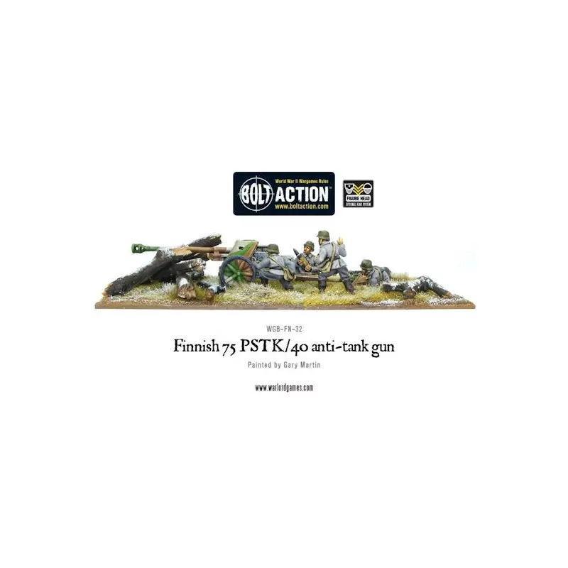 Finnish 75 PSTK/40 Anti-Tank Gun