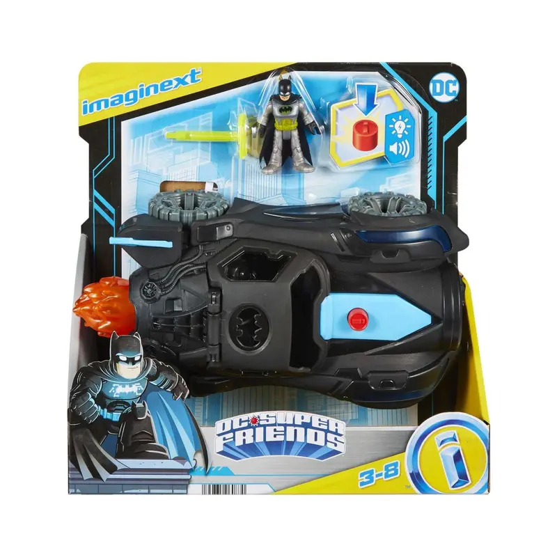Fisher-Price - Imaginext DC Super Friends Lights & Sounds Batmobile F22