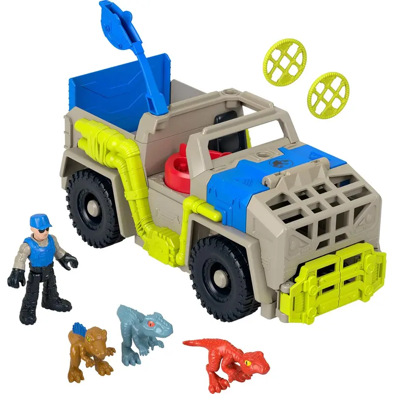Fisher-Price Imaginext Jurassic World Track & Transport Dino Truck Playset