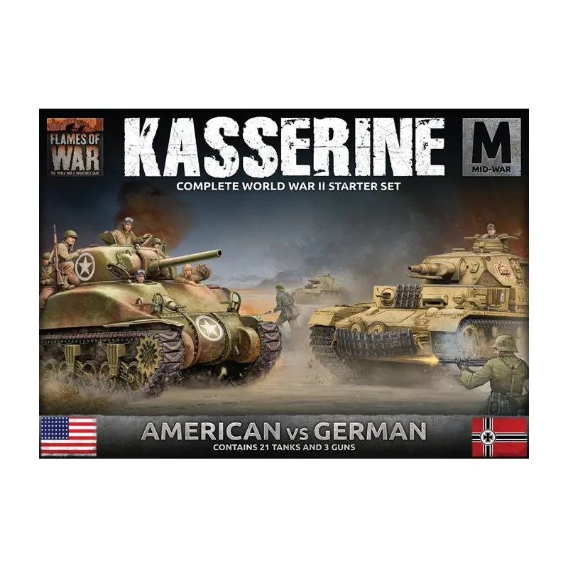 Flames of War: Desert Starter Set - Kasserine (US vs Germany)