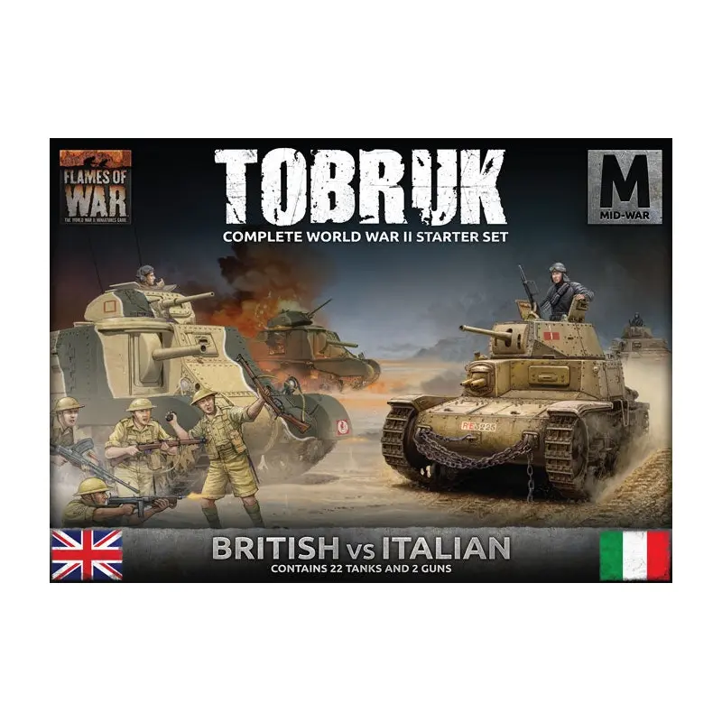 Flames of War: Desert StarterSet - Tobruk (Italy vs British)