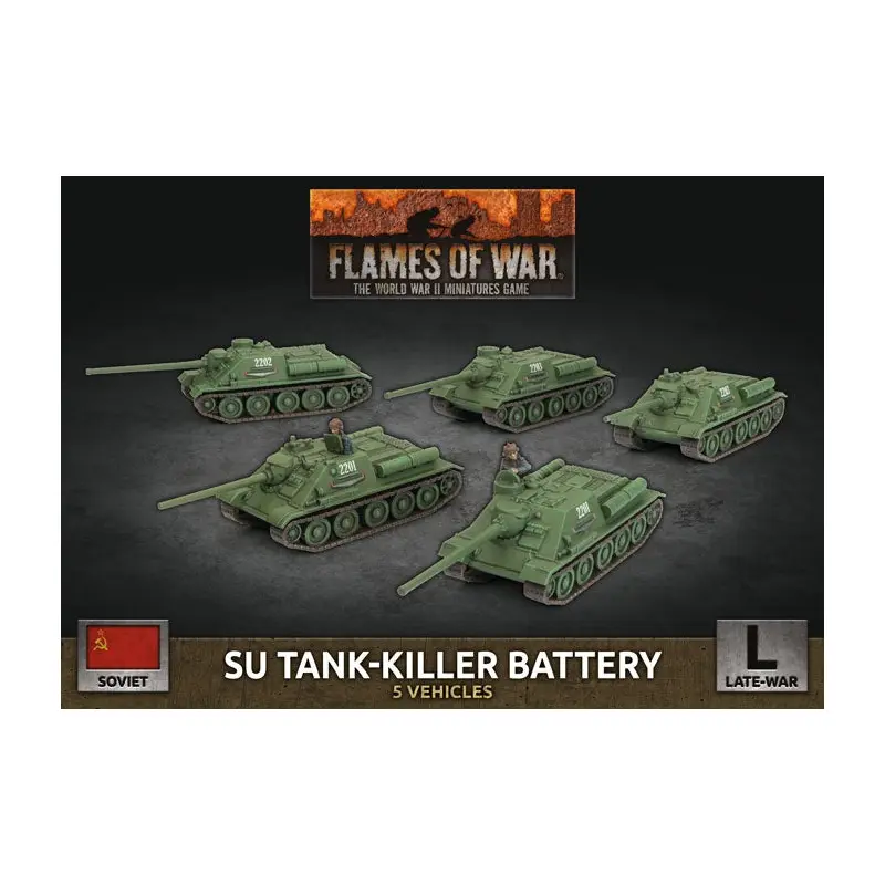 Flames of War: Soviet: SU Tank-Killer Battery (x5 Plastic)