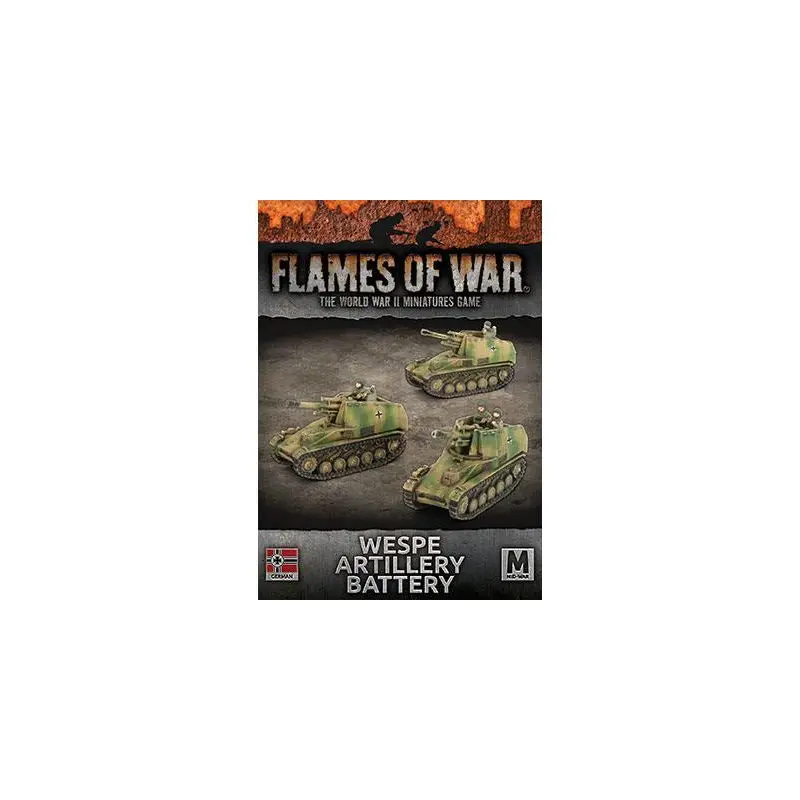 Flames of War Wespe Artillery Battery