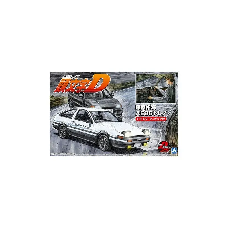 1/24 Fujiwara Takumi Ae86 Trueno (Project-D Ver.) With Figure