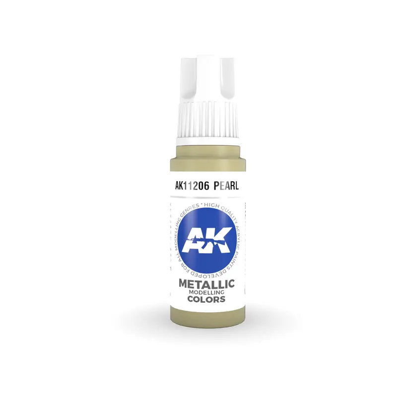 AK Interactive 3 Gen Acrylic Model Paints 17ml - Pearl