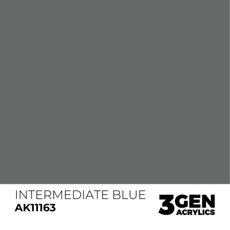 AK Interactive 3 Gen Acrylic Modeling Colour 17ml - Intermediate Blue