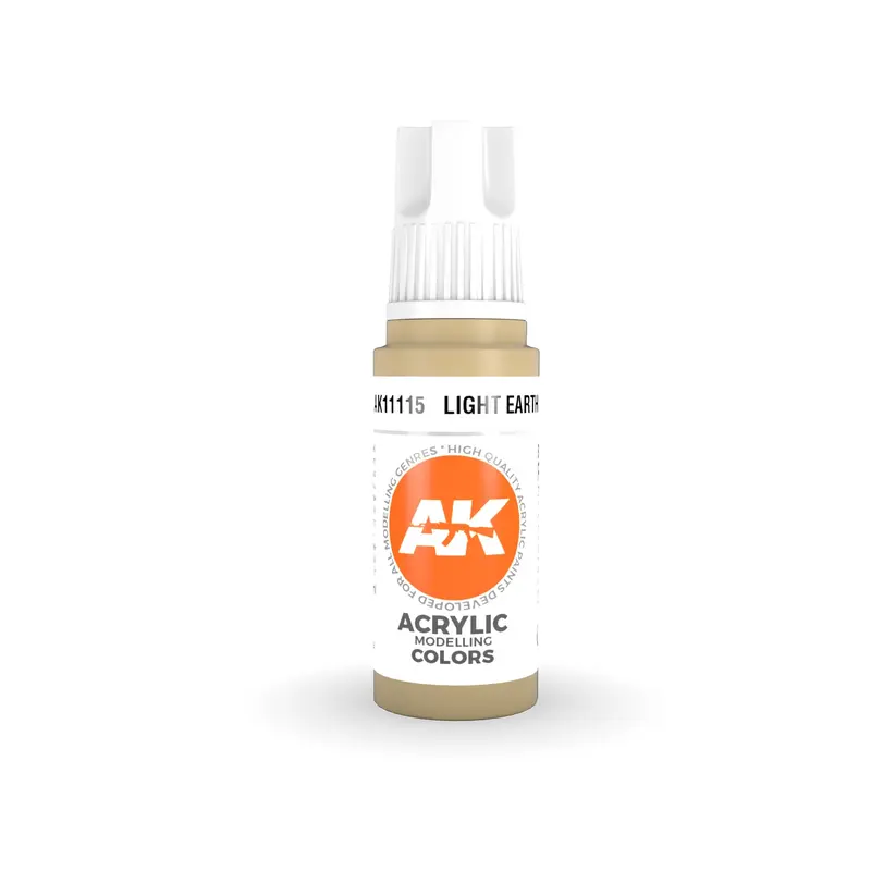 AK Interactive 3 Gen Acrylic Modeling Colour 17ml - Light Earth