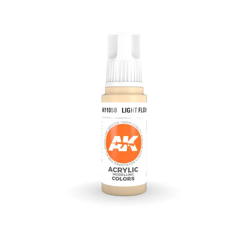 AK Interactive 3 Gen Acrylic Modeling Colour 17ml - Light Flesh