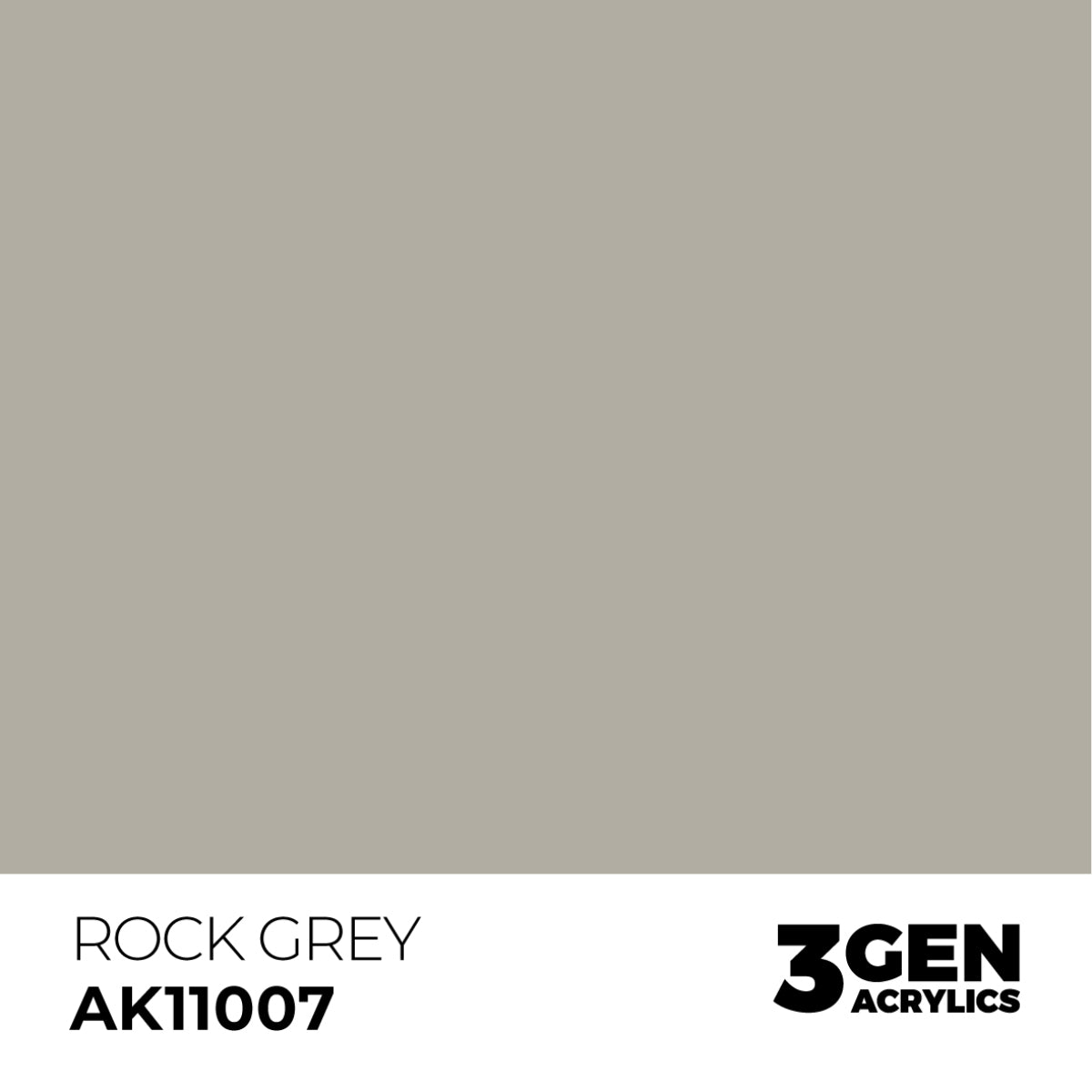 AK Interactive 3 Gen Acrylic Modeling Colour 17ml - Rock Grey