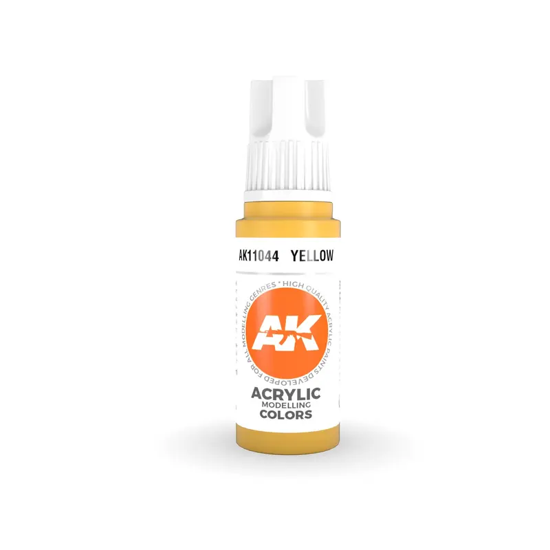 AK Interactive 3 Gen Acrylic Modeling Colour 17ml - Yellow