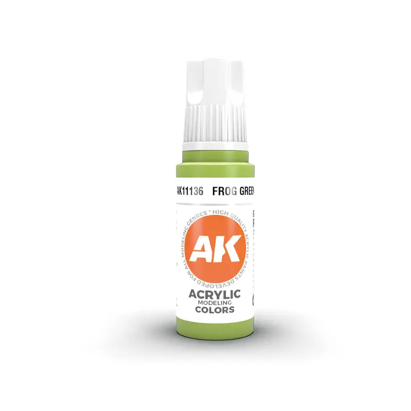 AK Interactive 3 Gen Acrylic Paint 17ml - Frog Green