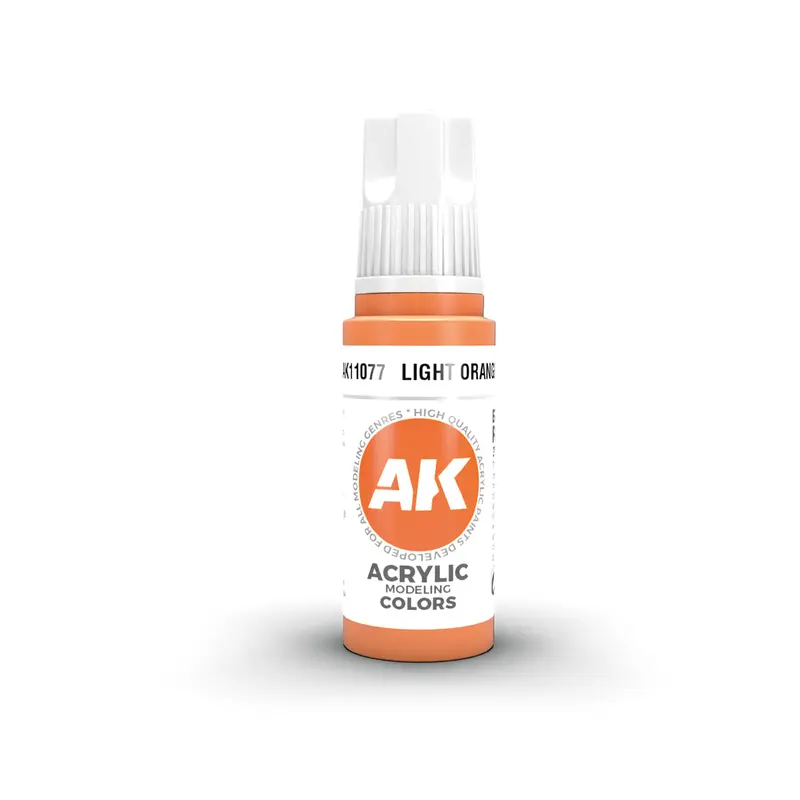 AK Interactive 3 Gen Acrylic Paint 17ml - Light Orange