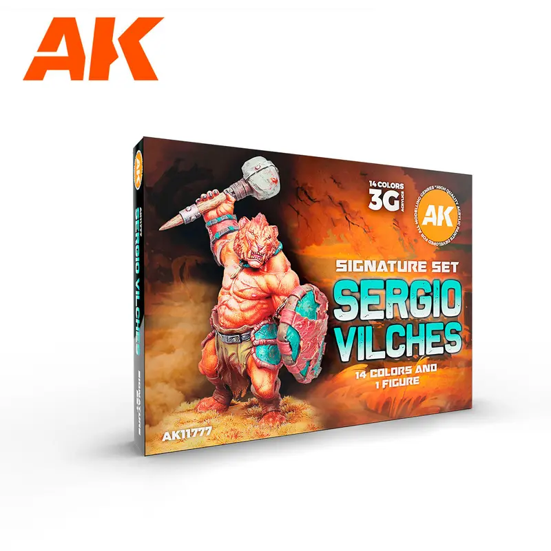 AK Interactive 3 Gen Sergio Vilches Signature Set