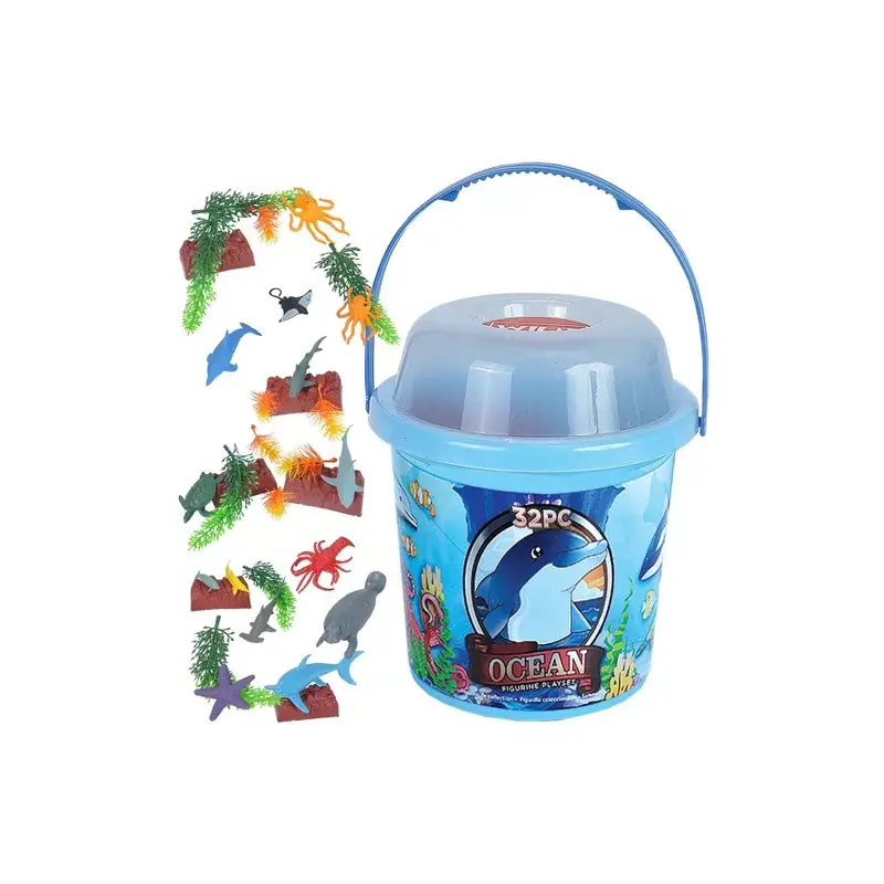 Bucket Ocean Figurine Play Set