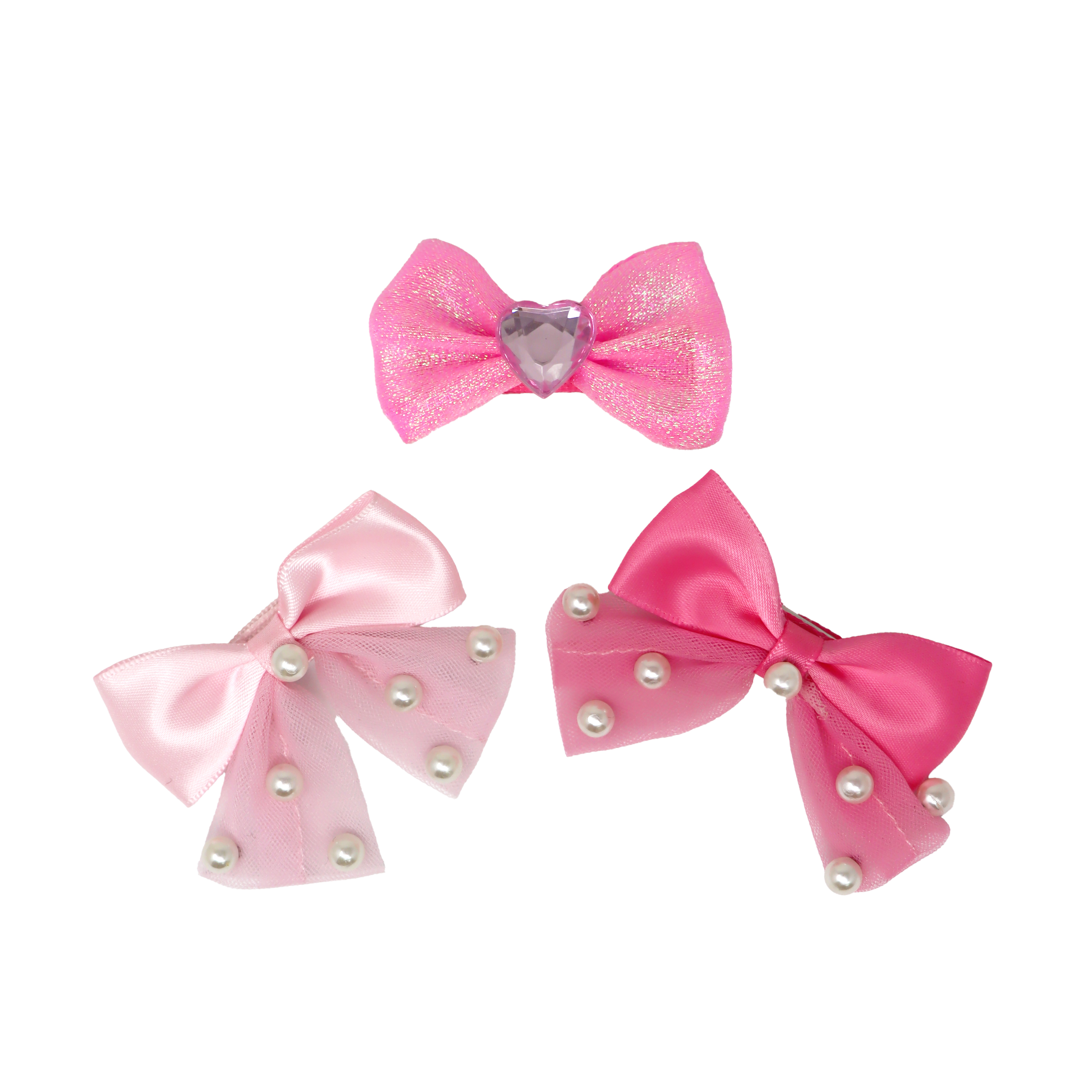 Dance Bow Hair Clips