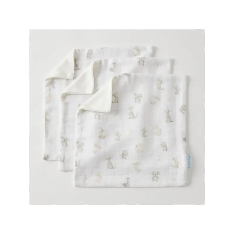Little Aussie Critters Facewasher Set of 3