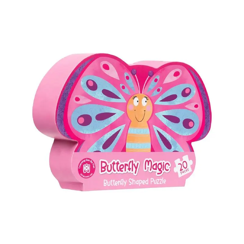 20 piece Butterfly Magic - Butterfly Shaped Puzzle