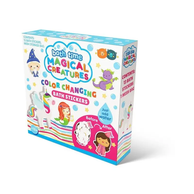 Colour Changing Bath Stickers - Magical Creatures