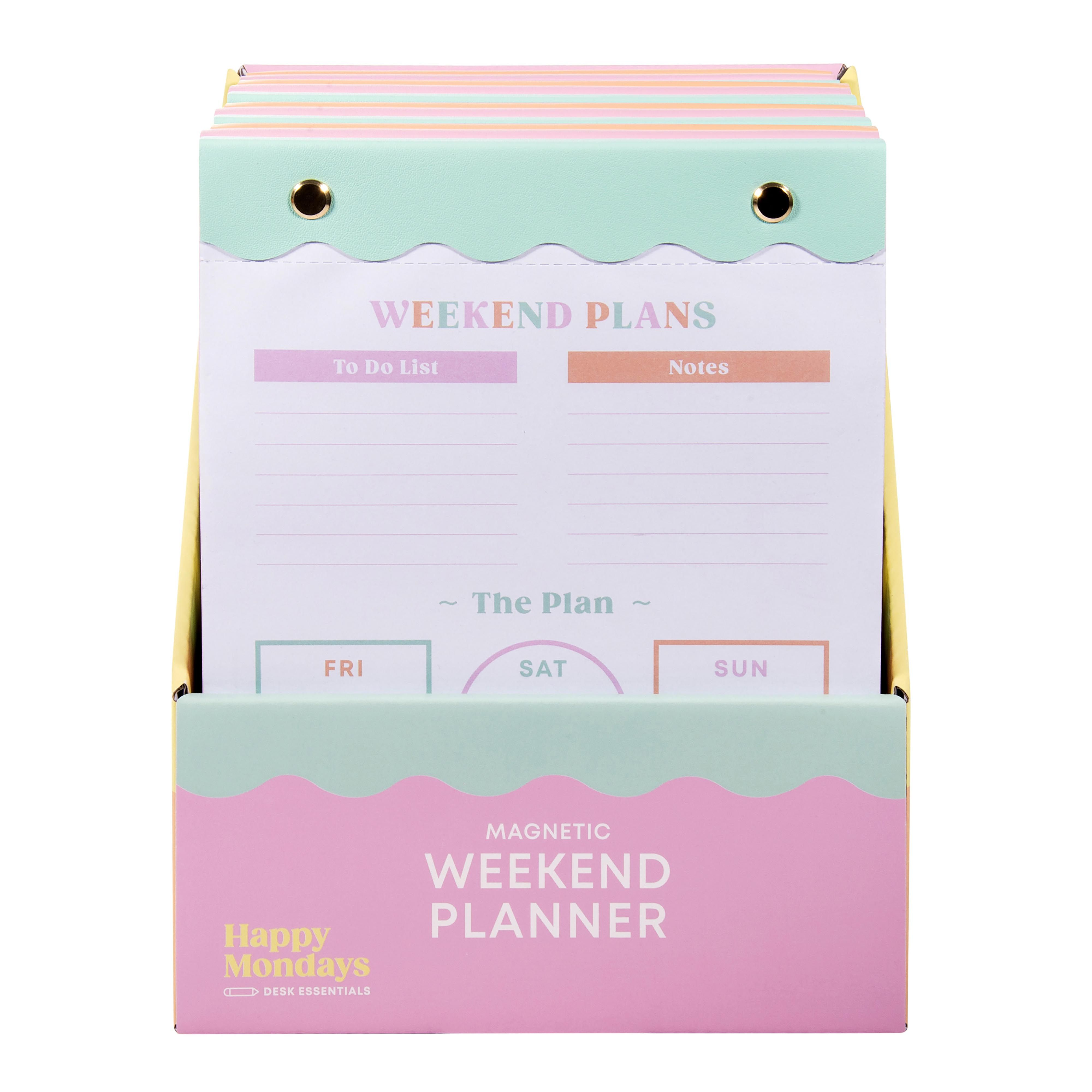Happy Monday's Weekend Magnetic Planner
