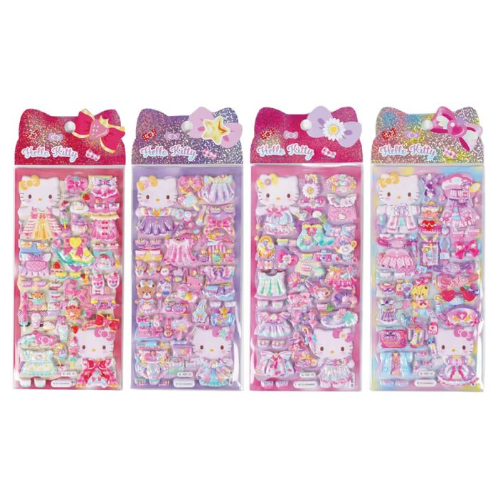 Hello Kitty Puffy Stickers - Assorted