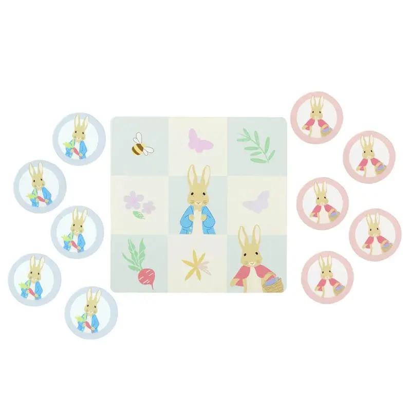 Peter Rabbit Wooden Tic-Tac-Toe