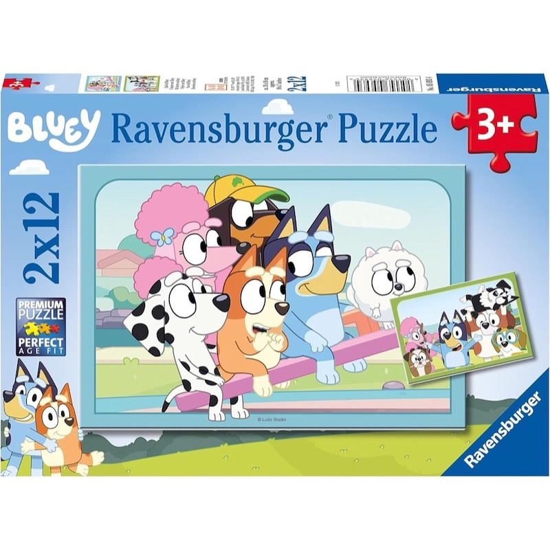 2 X 12 pc Puzzle - Bluey