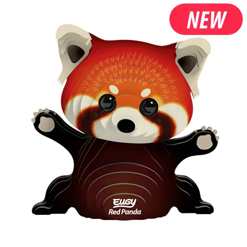 3D Cardboard Model Kit - Red Panda