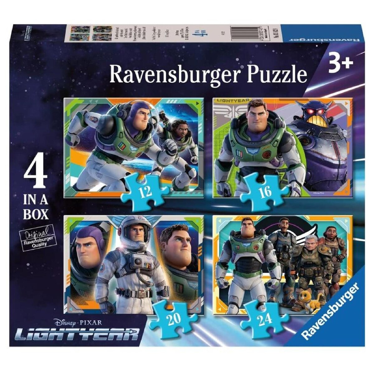 4 in a Box Puzzle - Disney Buzz Lightyear