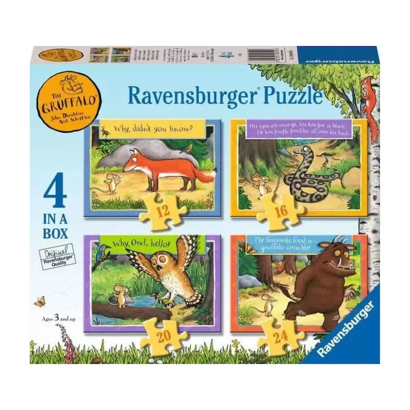 4 in a Box Puzzle - The Gruffalo