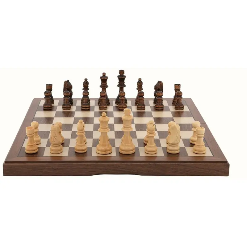 Folding Chess Light Walnut