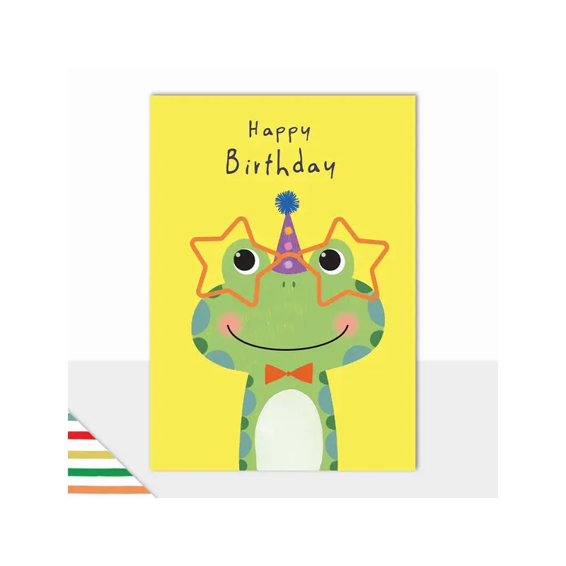 Happy Birthday - Frog Card