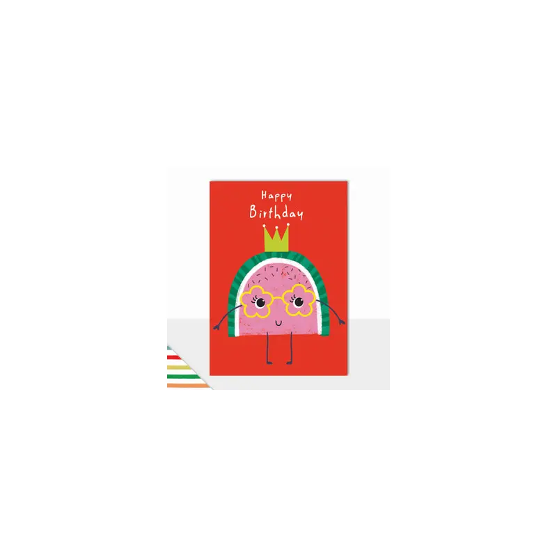 Happy Birthday - Watermelon Card