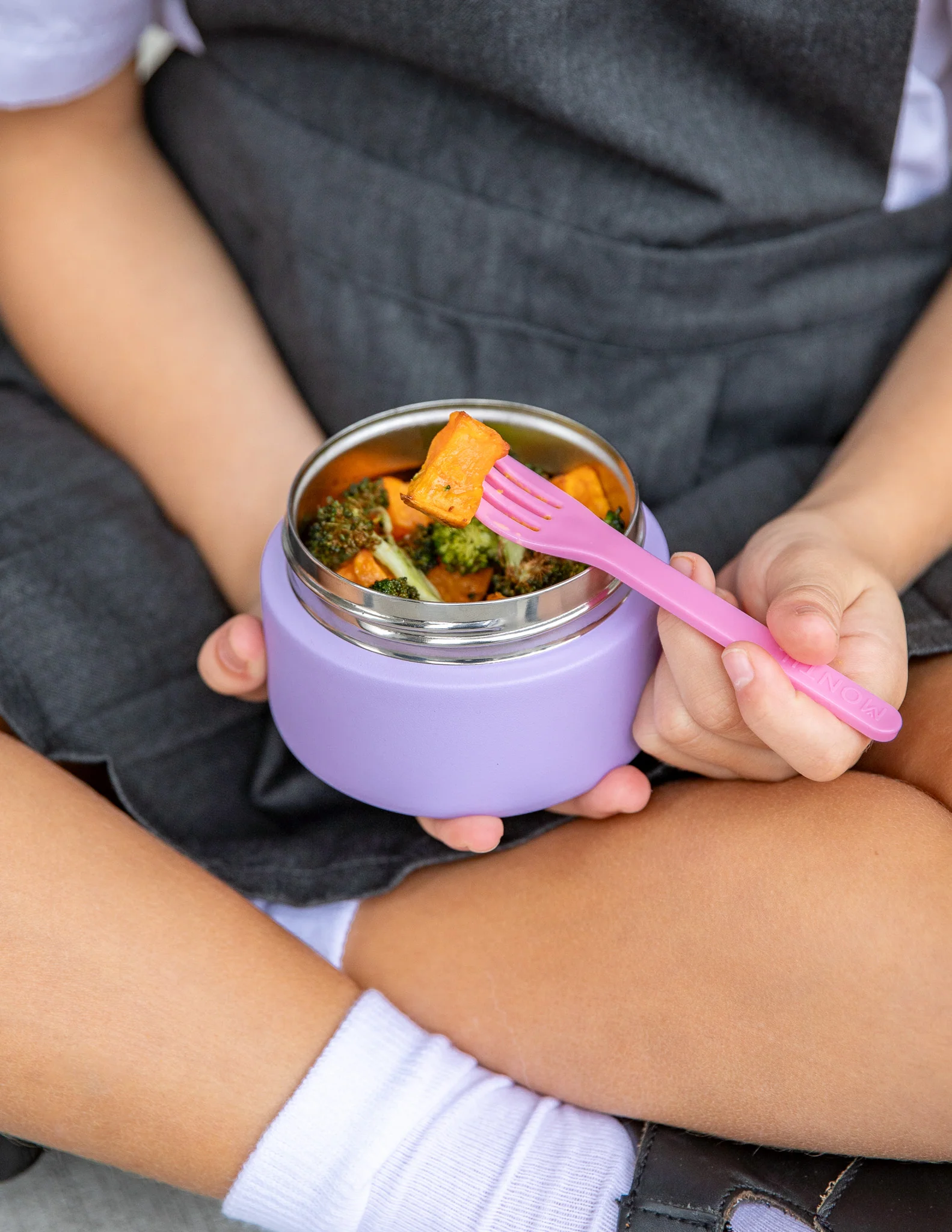 Insulated Mini Food Jar - Lilac