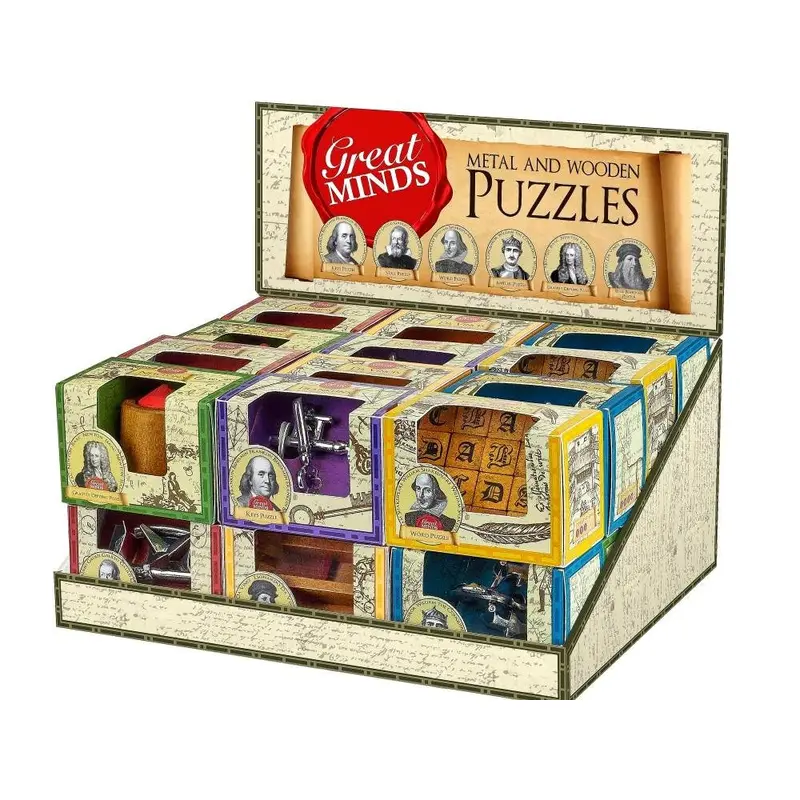 Great Minds Metal and Wooden Puzzles
