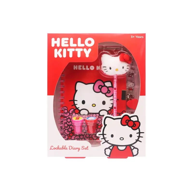Hello Kitty Lockable Diary Set