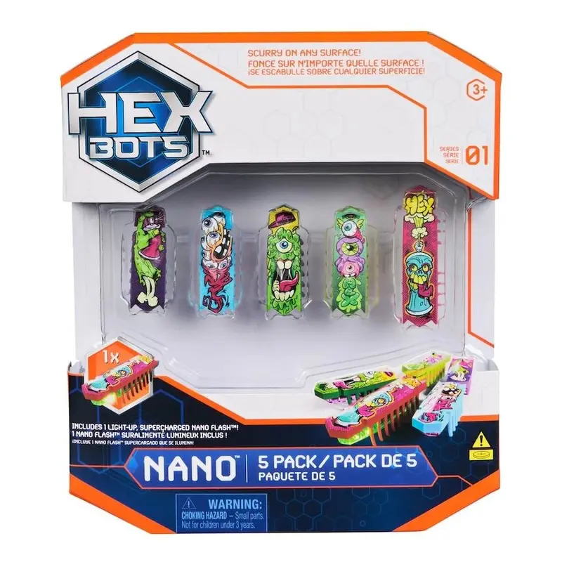 Hex Bots Flash Nano 5pk