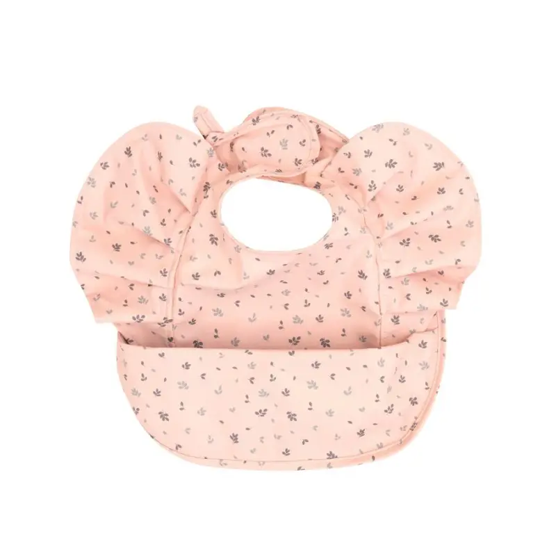 Recycled Frill Bib - Leaves