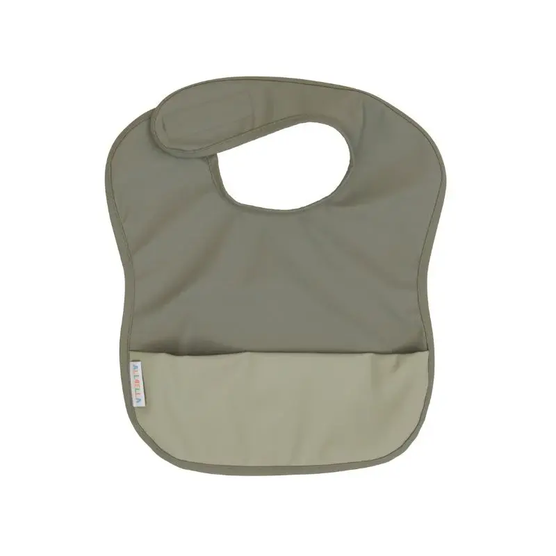 Recycled Pouch Bib - Two Toned Sage
